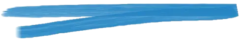 Um sublinhado azul estilizado